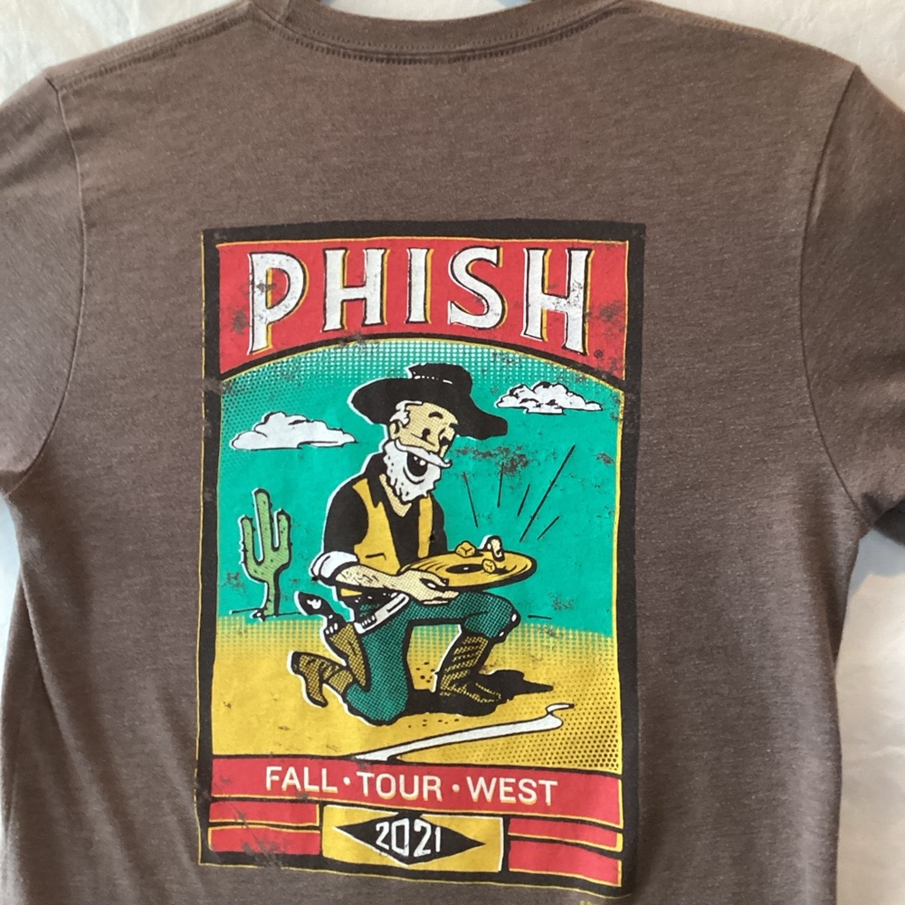 Phish 2021 fall tour west band tee shirt - Picture 5 of 9